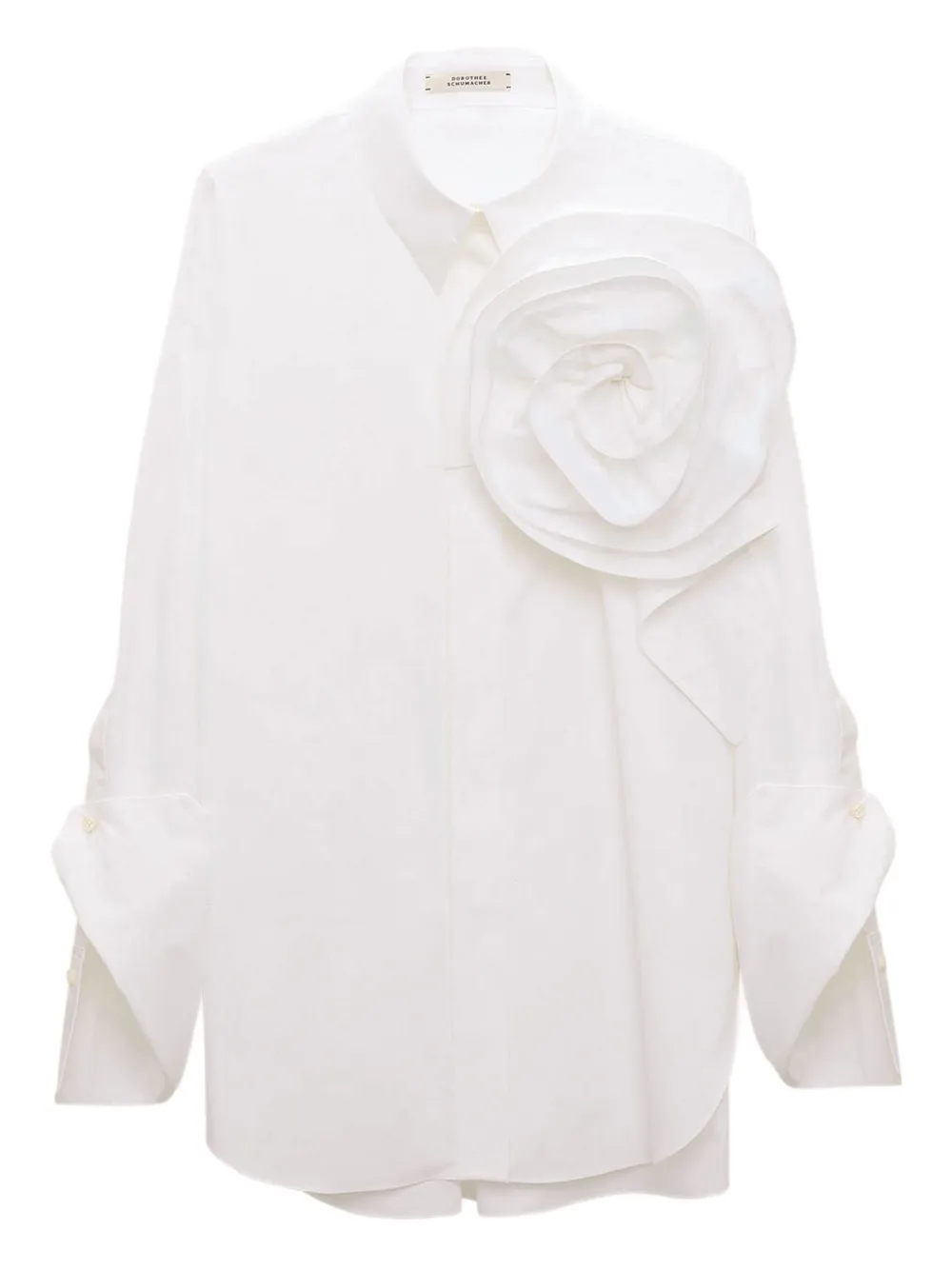 Dorothee Schumacher Blouse met bloemenapplicatie Wit