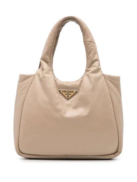 Prada Pre-Owned 2013-2024 Medium Nappa Soft Padded Double Handled Bag satchel