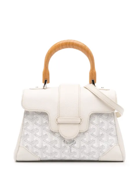 Goyard Pre-Owned bolsa satchel Mini Goyardine Saigon Souple 2021