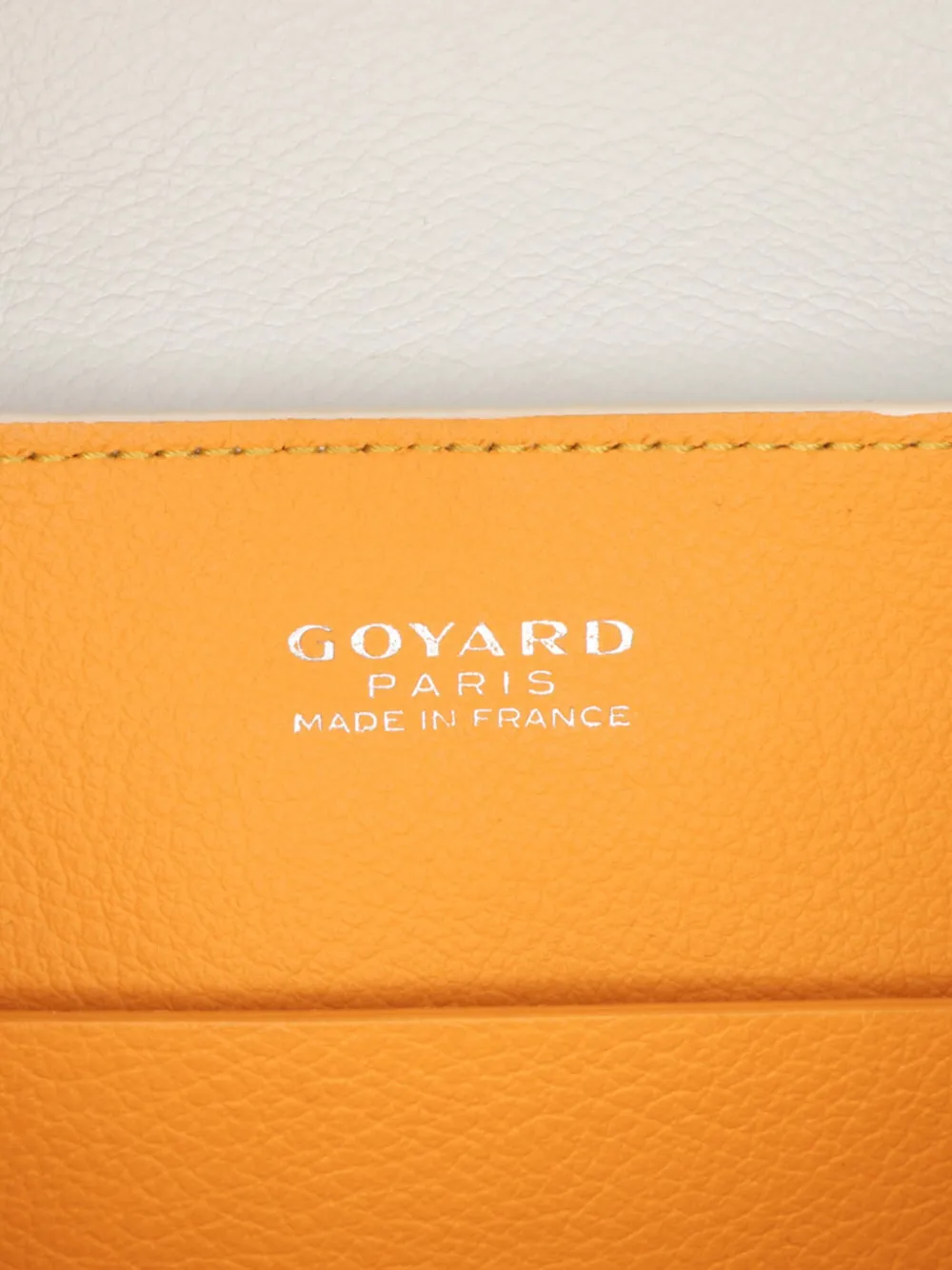 Pre-owned Goyard 2021 Mini Ine Saigon Souple Satchel In 白色