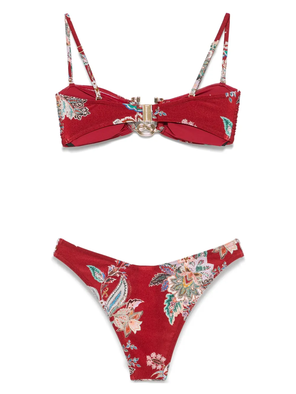 ZIMMERMANN Rhiannon Knot bikini Rood