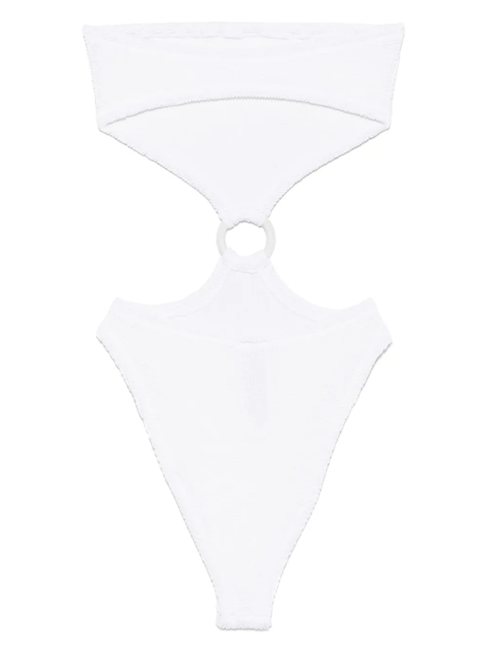 Shop Hunza G Jerry Swimsuit In White