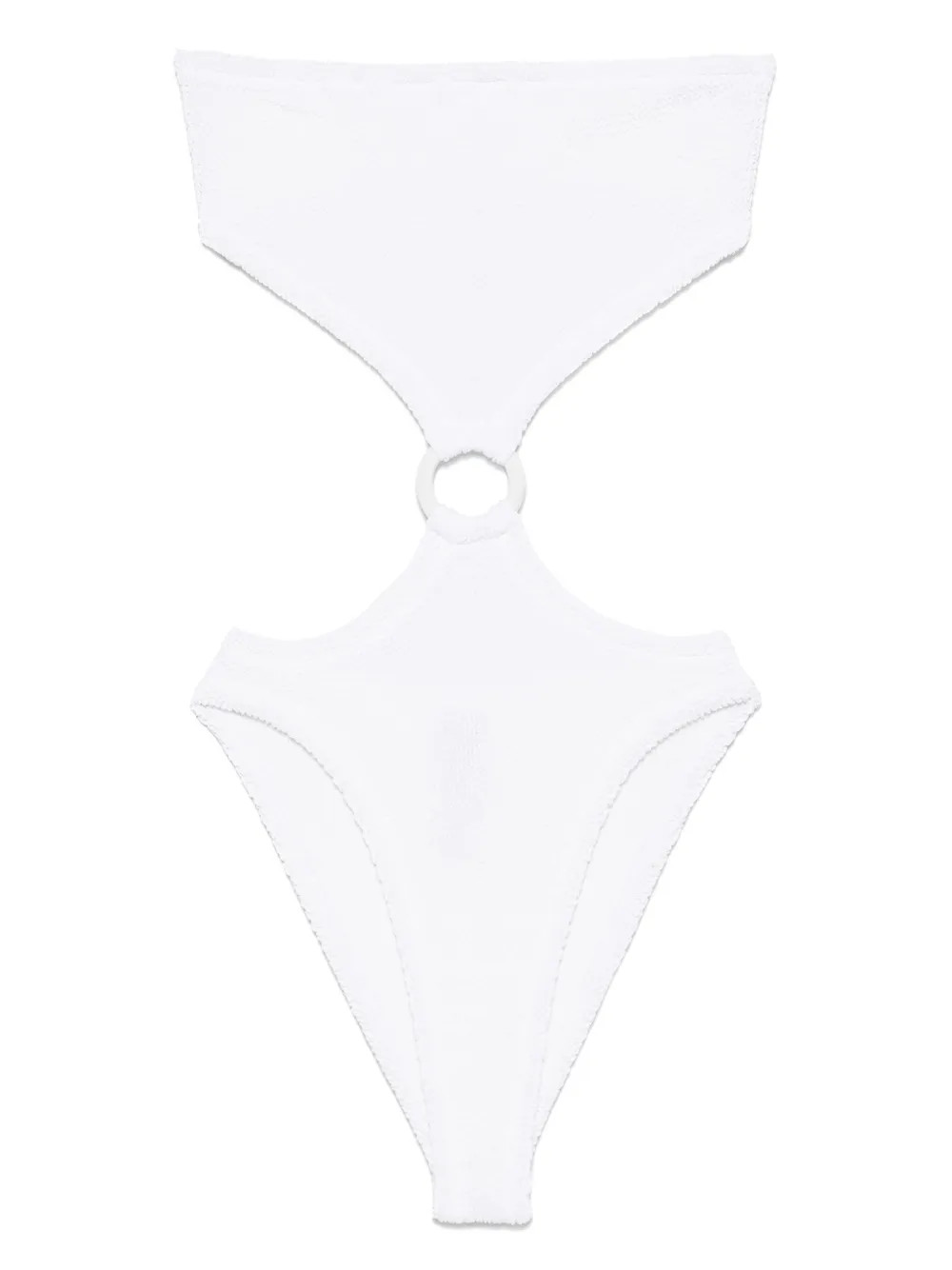 Shop Hunza G Jerry Swimsuit In White