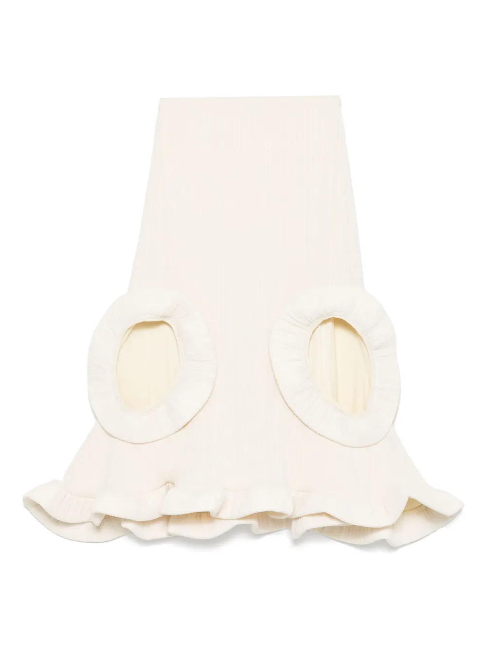 Melitta Baumeister ruffle midi skirt | Neutrals | Image 1