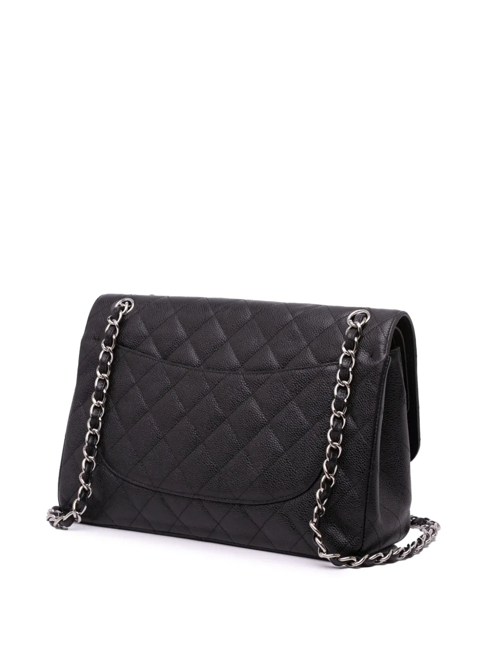 CHANEL Pre-Owned 2012 Jumbo Classic Caviar Double Flap shoulder bag | كلاسيكيات | Image 2