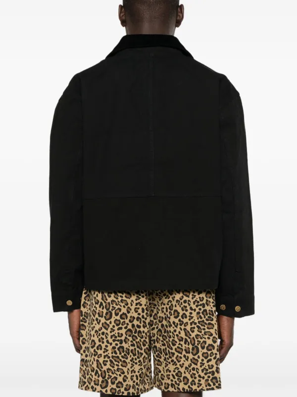 Brain Dead Cropped Chore Jacket | Black | FARFETCH