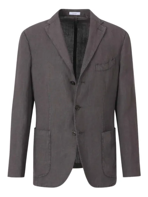 Boglioli blazer en lin - Marron - Boglioli - Modalova