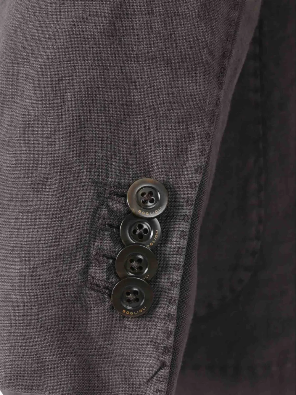 Boglioli Linnen blazer Bruin