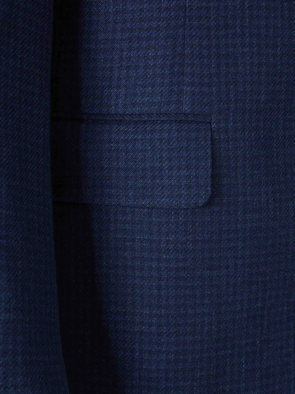 Canali Blazer met pied-de-poule print Blauw