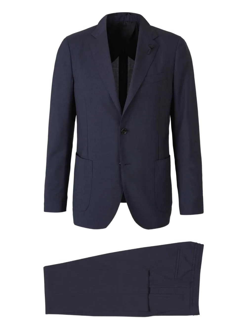 Lardini traje con botones | azul | Image 1