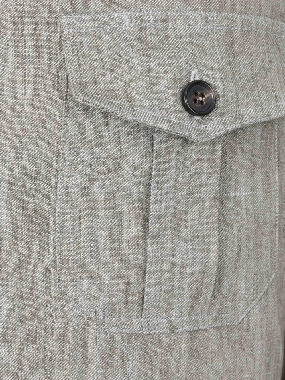 Vincenzo Di Ruggiero Linnen shirtjack Beige