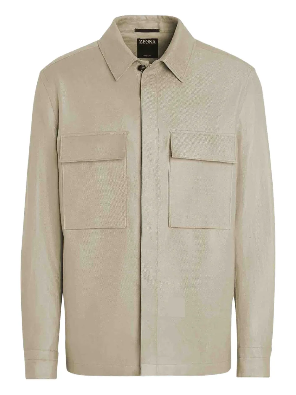 Zegna Oasi リネンシャツ - ニュートラル Zegna Oasi リネンシャツ - ニュートラル