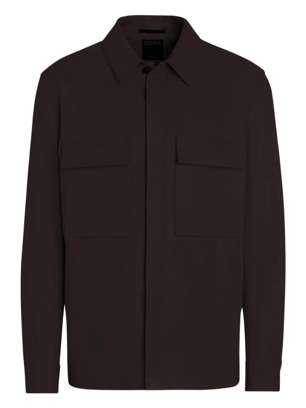 Image 1 of Zegna Oasi linen overshirt