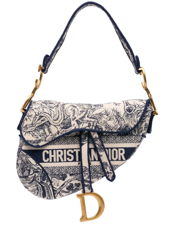【DIOR】Saddle shoulder bag カーフスキン〜New Yorkモチーフ〜 DIOR | Saddle バッグ グレインドカーフスキン