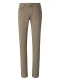 Jacob Cohën logo-patch trousers - Brown