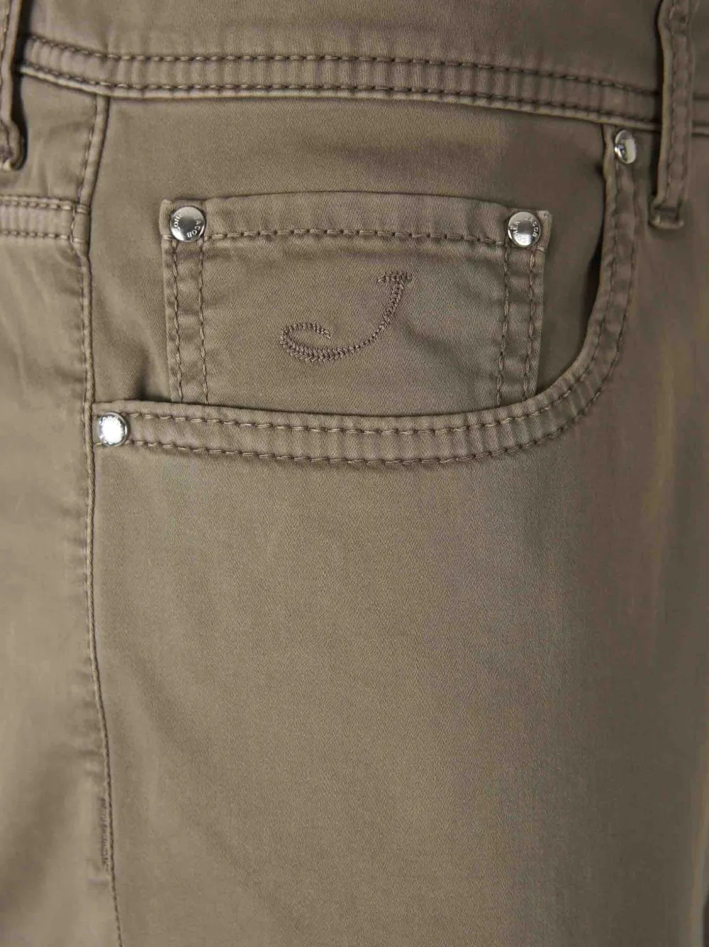 Jacob Cohën Broek met logopatch Bruin