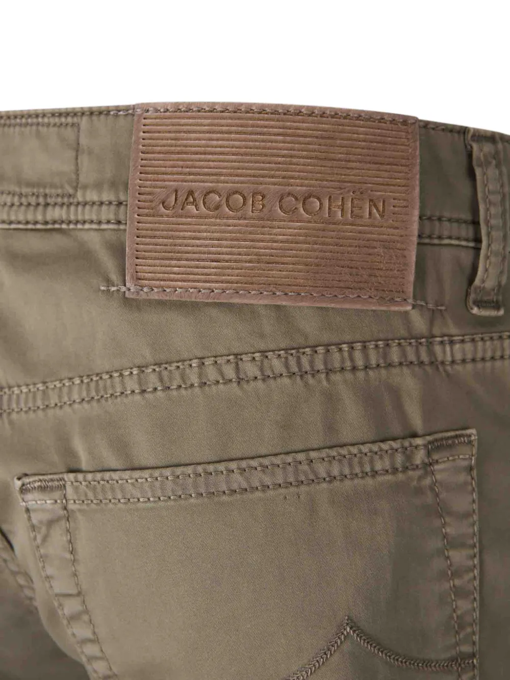 Jacob Cohën Broek met logopatch Bruin