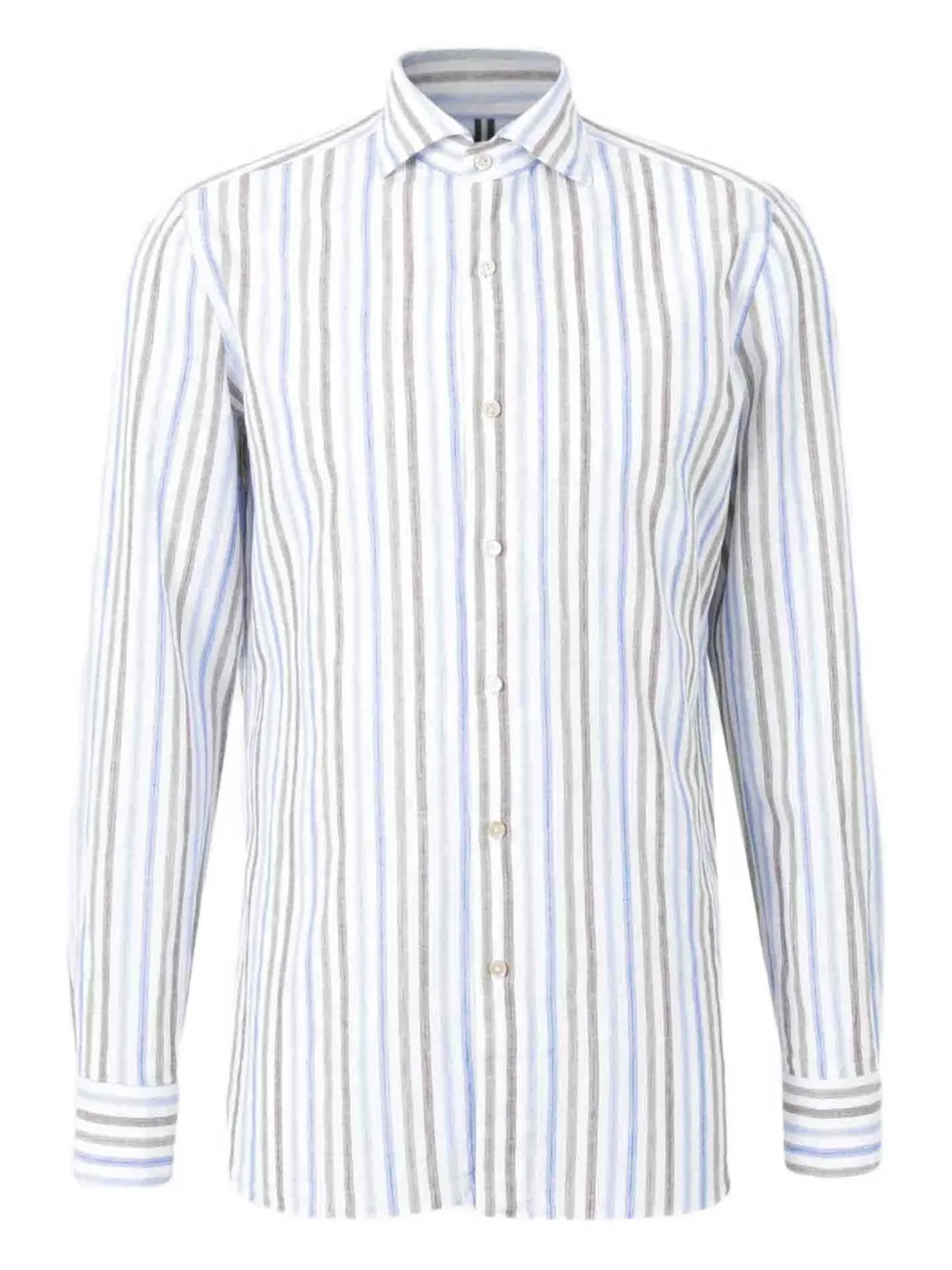 Luigi Borrelli camisa con rayas estampadas | azul | Image 1