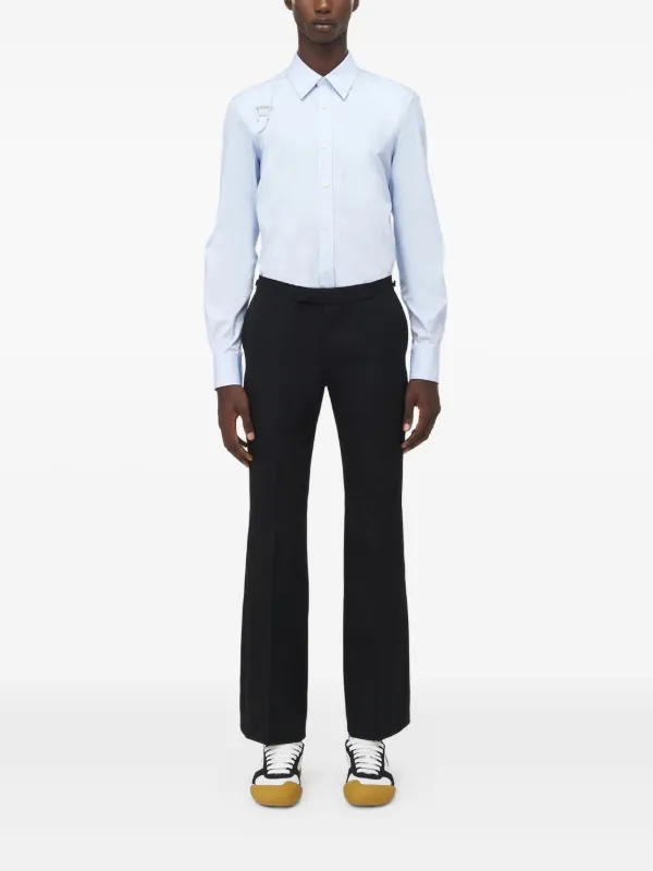 Alexander McQueen Harness Shirt | Blue | FARFETCH