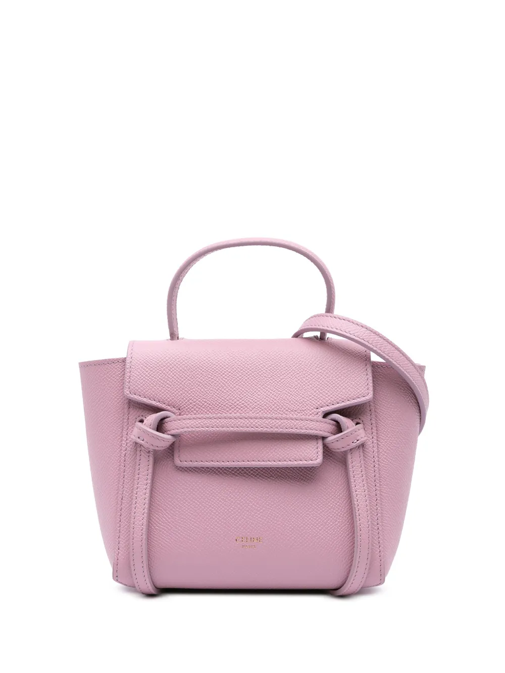Céline Pre-Owned 2021 ピコ グレインカーフ ベルトバッグ サッチェル - ピンク Céline Pre-Owned 2021 ピコ グレインカーフ ベルトバッグ サッチェル - ピンク