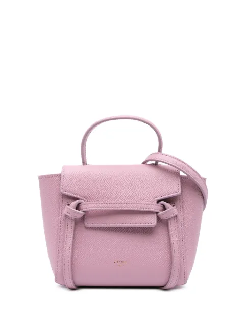 Céline Pre-Owned bolsa satchel Pico Grained Calfskin Belt Bag 2021