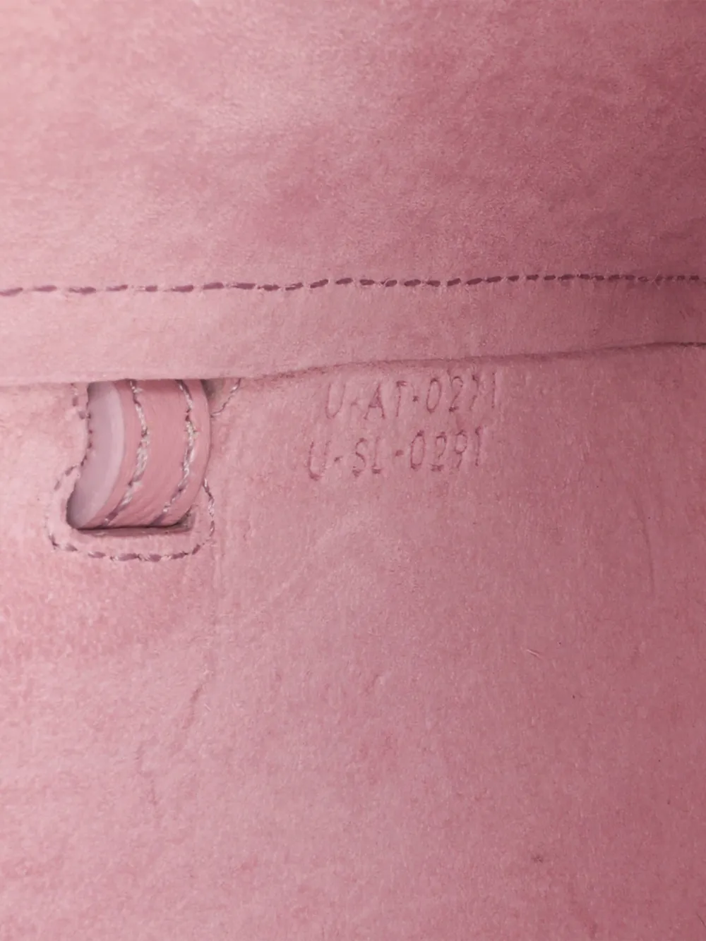 Pre-owned Celine 2021 Pico Grained Calfskin Belt Bag Satchel In 粉色