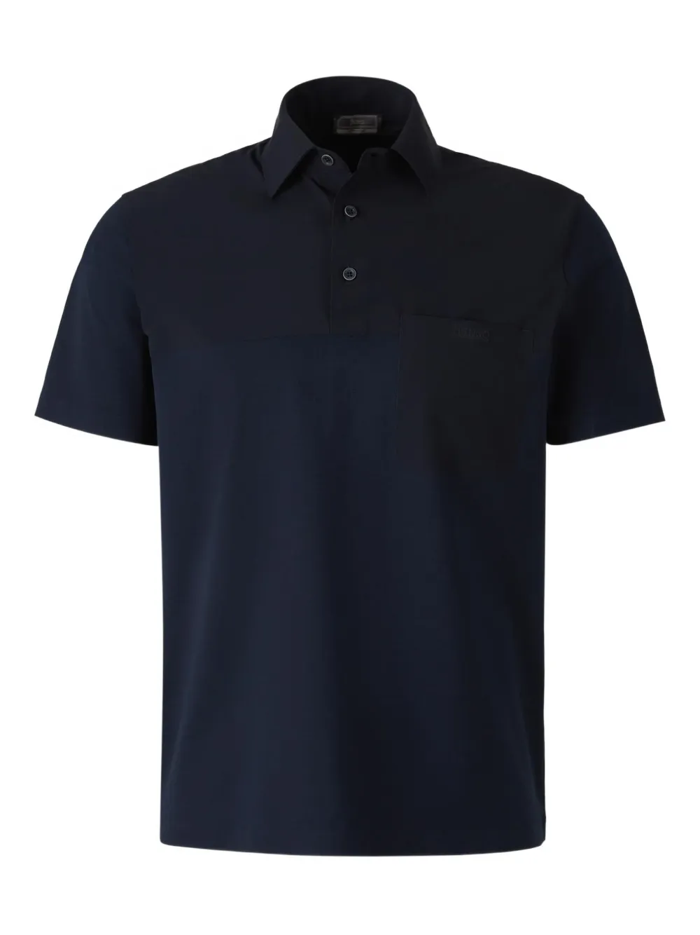 Herno Poloshirt van katoenblend 9200 AZUL