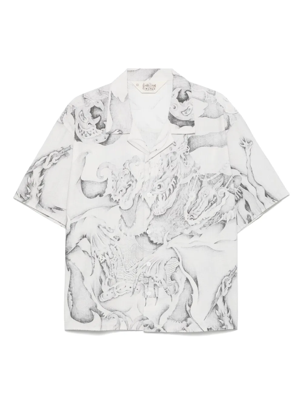 Brain Dead Dragonspeaker shirt | White | Image 1