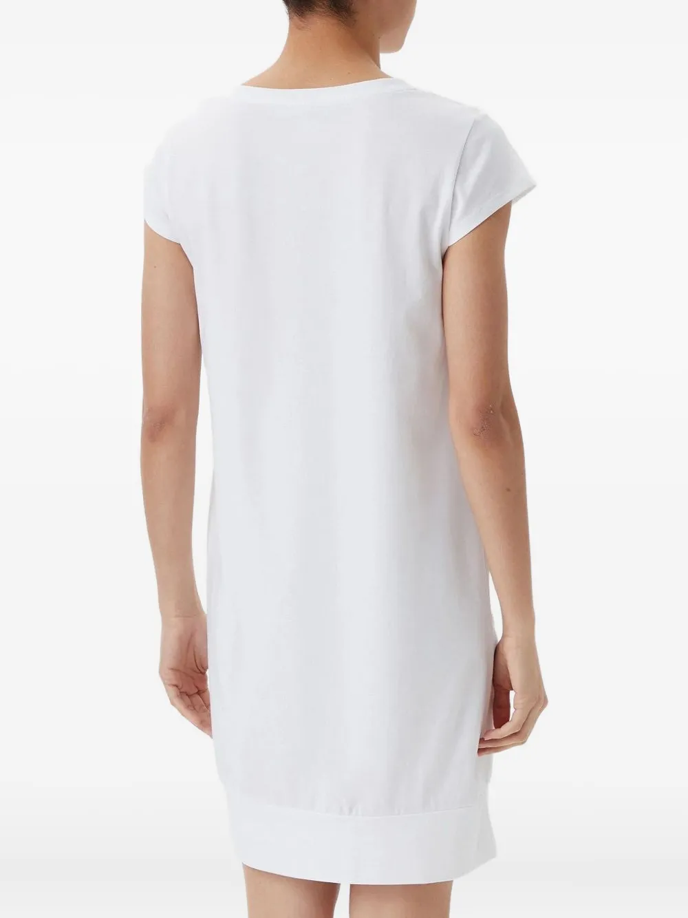 LIU JO Mini-jurk met logoprint Wit
