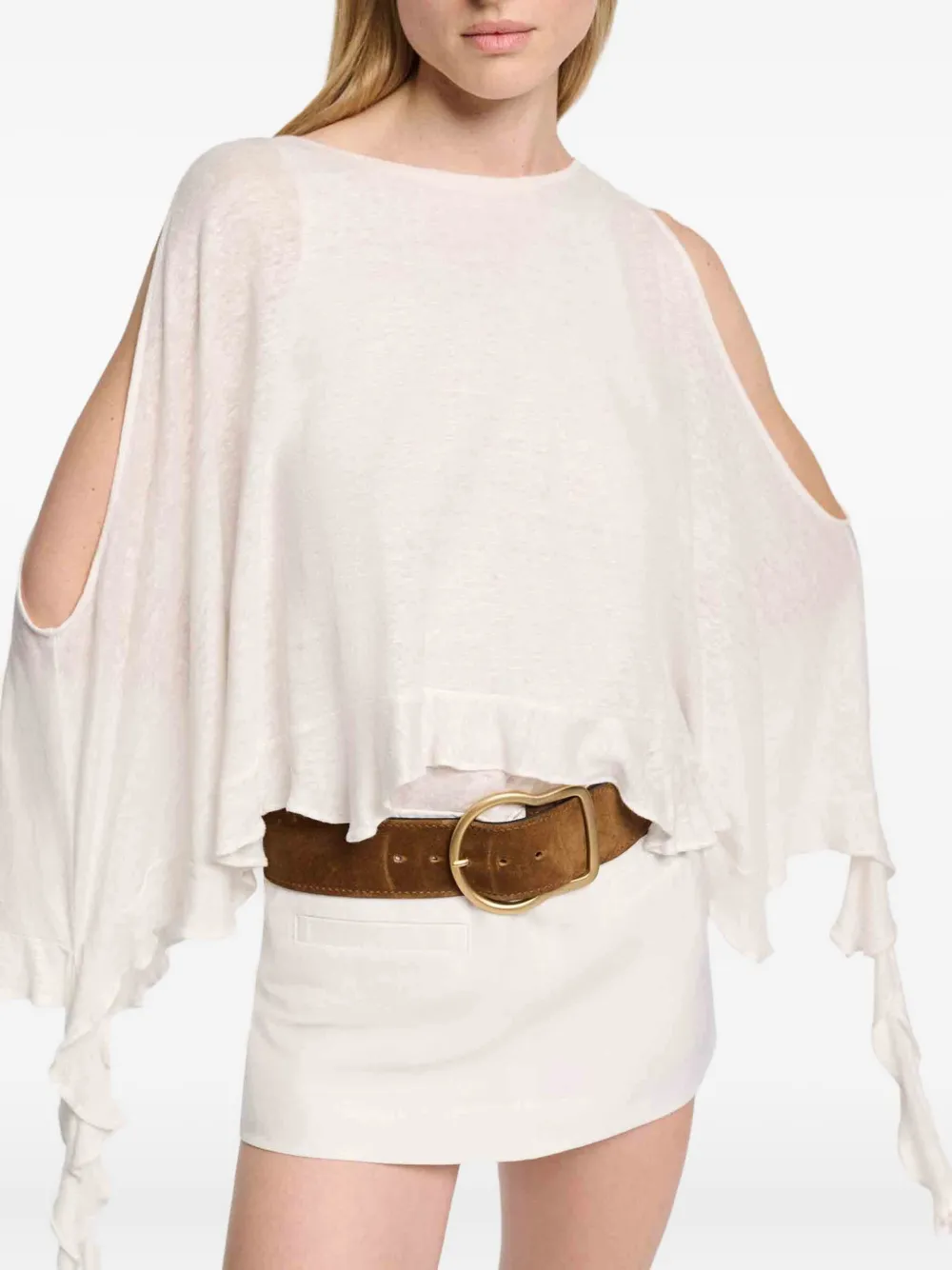 Dorothee Schumacher Top met ruches Wit