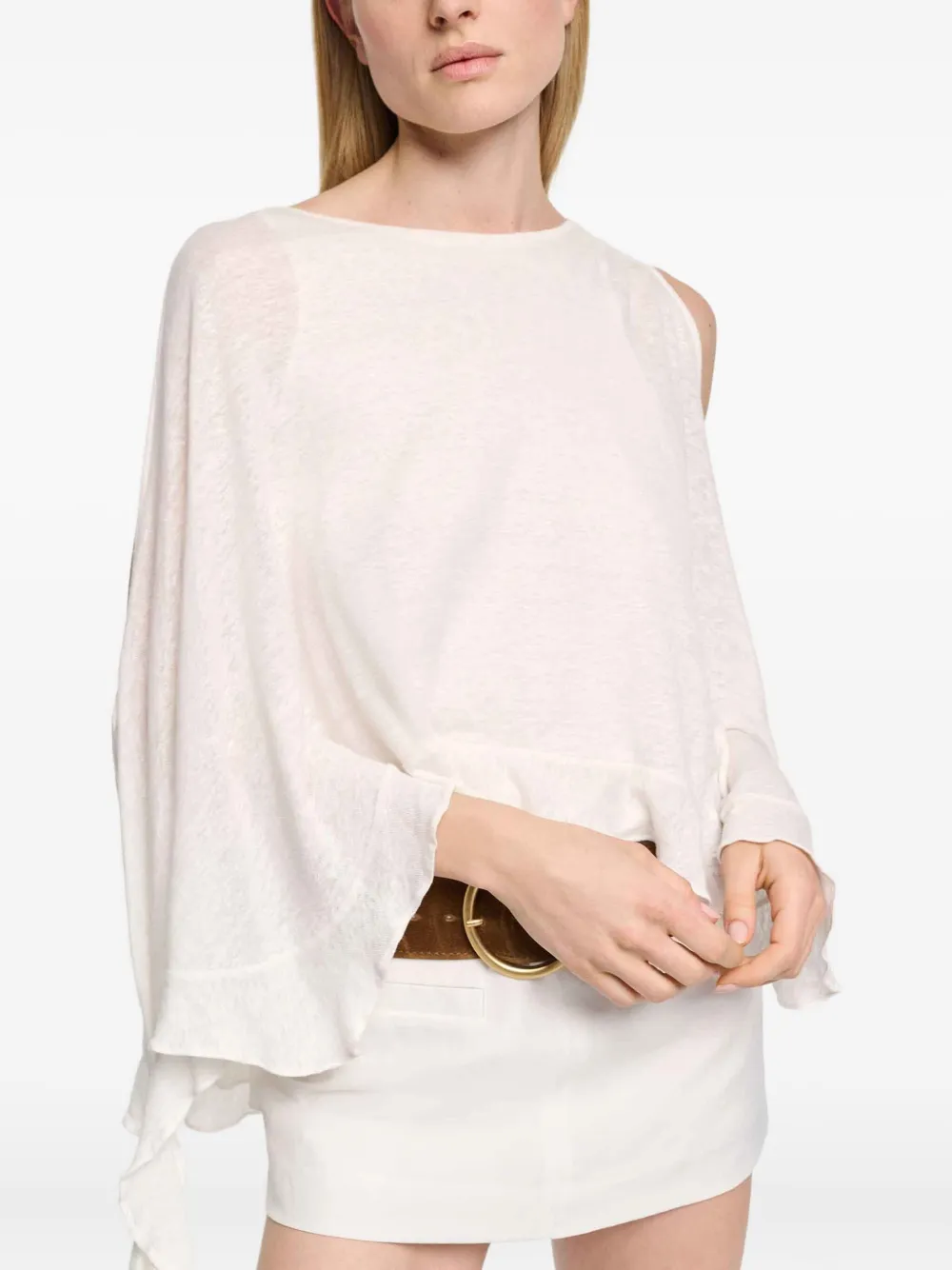 Dorothee Schumacher Top met ruches Wit