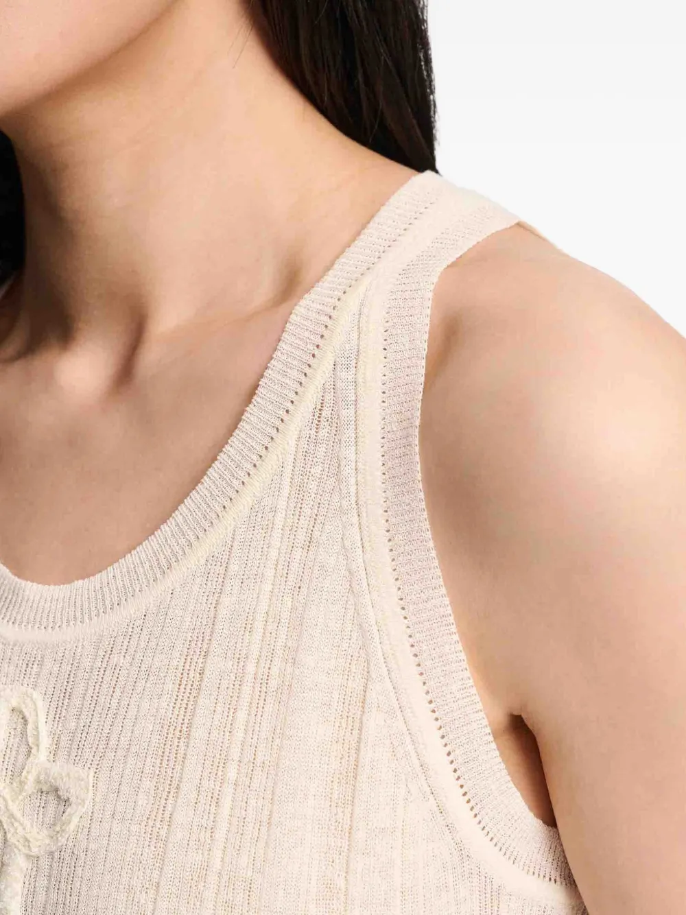 Dorothee Schumacher Top met geborduurde bloemen Beige