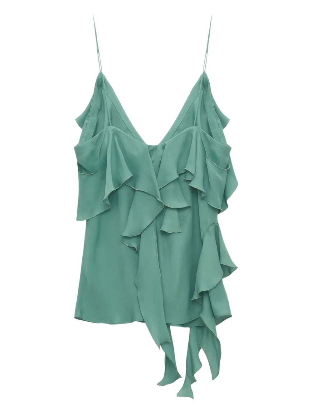 Dorothee Schumacher Tanktop met ruches Groen