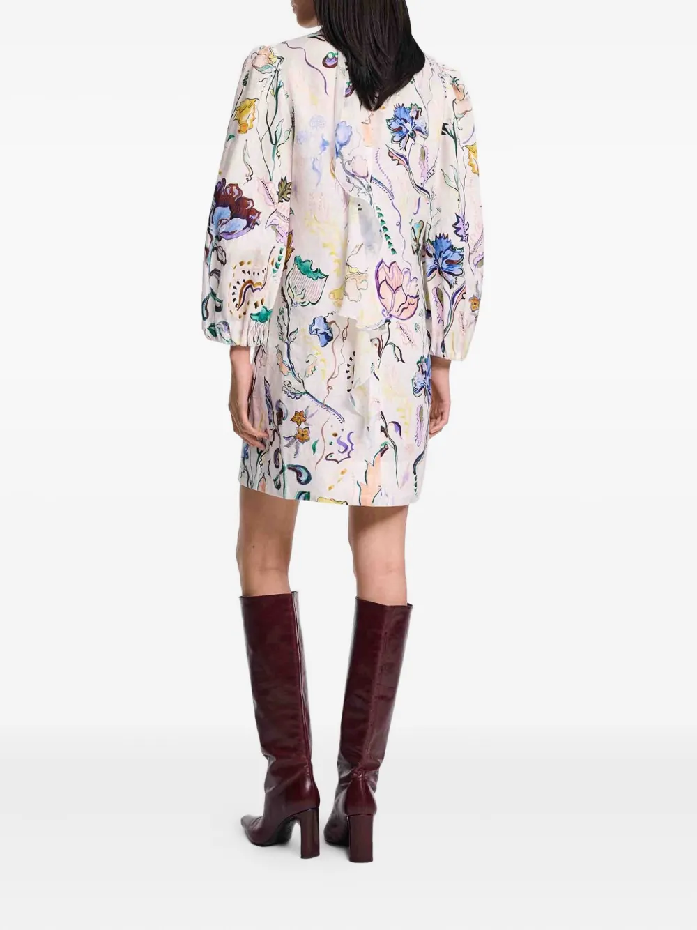 Dorothee Schumacher Linnen mini-jurk Wit