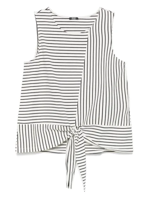 LIU JO striped tank top