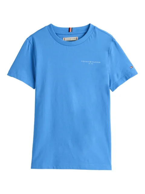 Tommy Hilfiger Junior playera con logo estampado