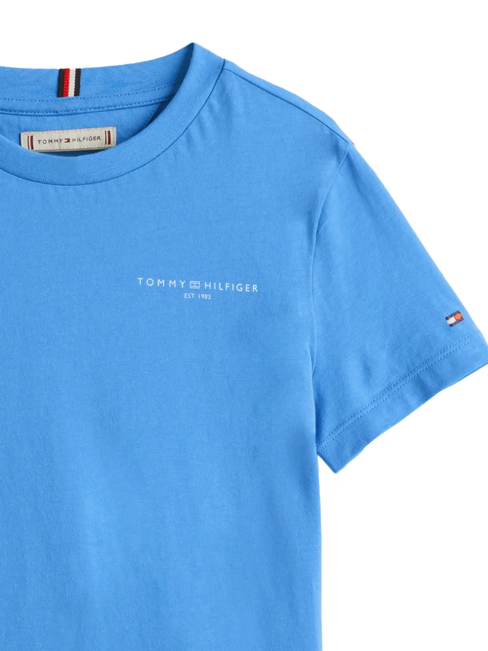 Tommy Hilfiger Junior T-shirt met logoprint Blauw