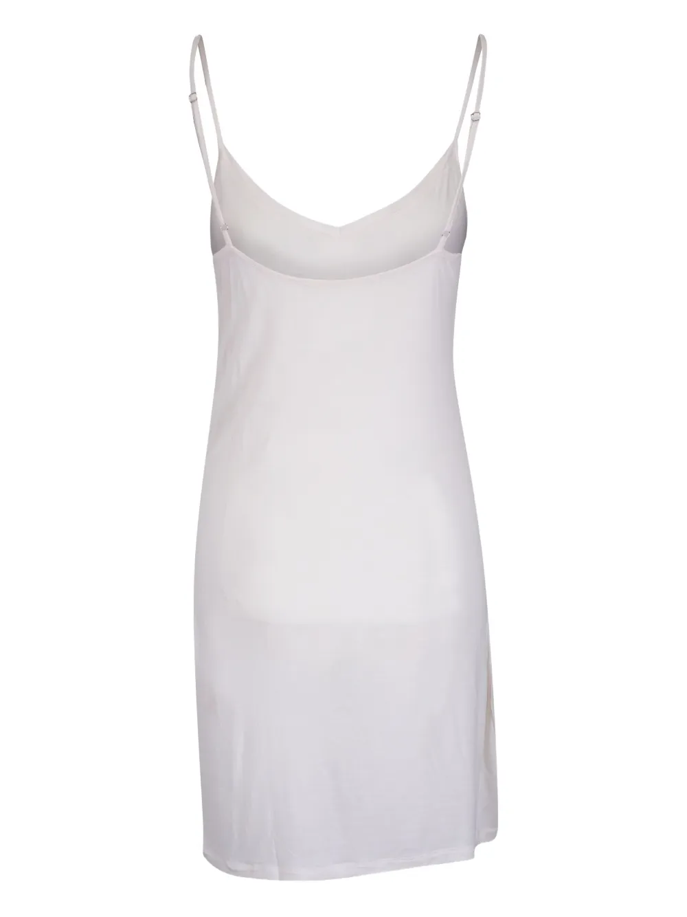 Majestic Filatures Jurk met V-hals - Wit