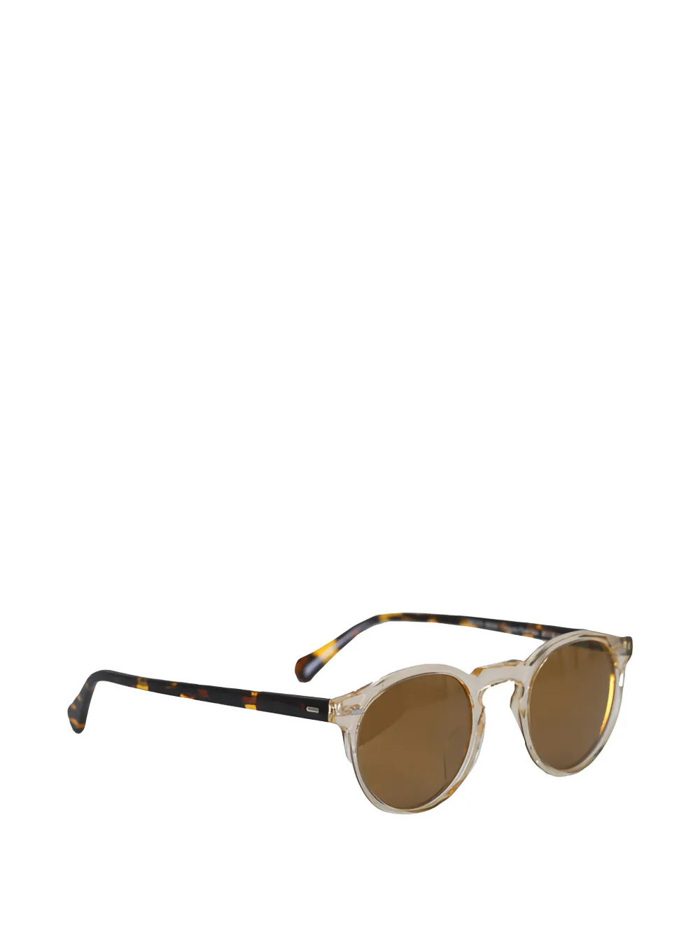 Oliver Peoples round-frame sunglasses - Beige