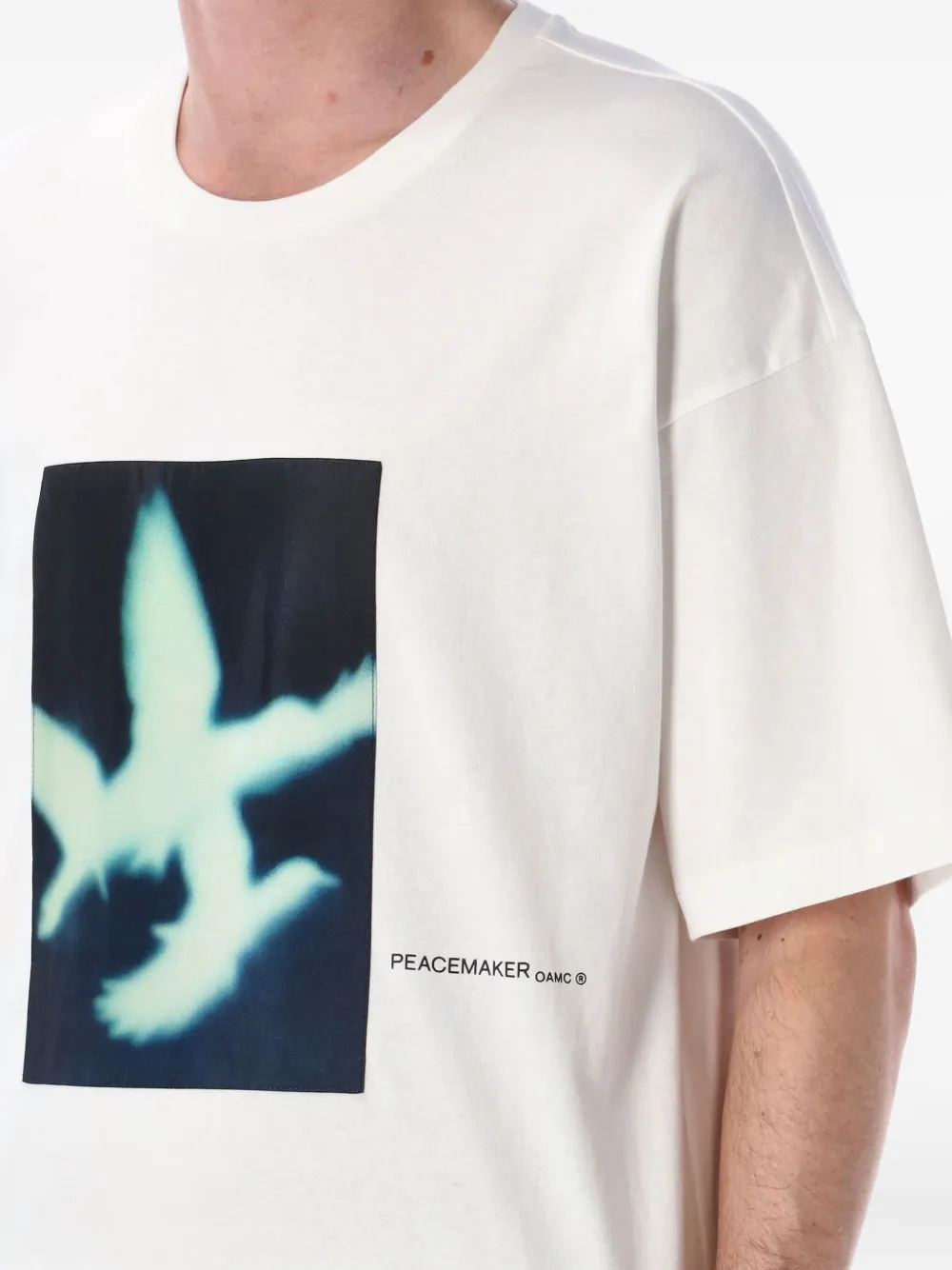 Peacemaker Oamc Peacemaker Dart T-shirt Wit