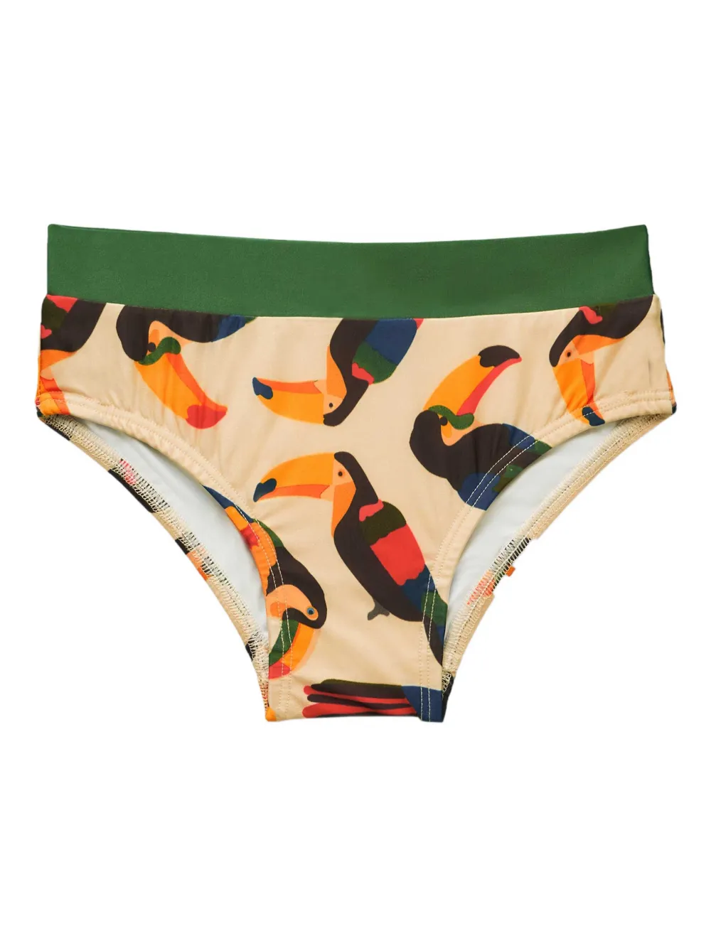 Roarsome Bikini met print Beige