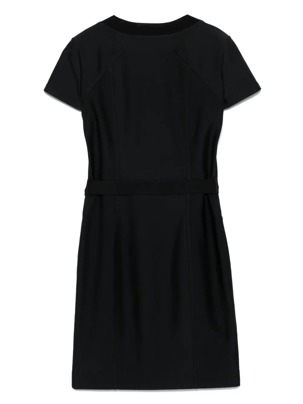 Gucci Pre-Owned 2000s midi-jurk met ceintuur - Zwart