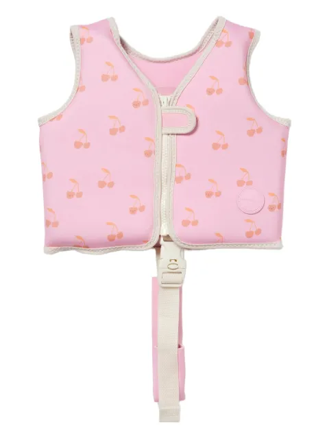 Sunnylife Kids cherry-print swim vest