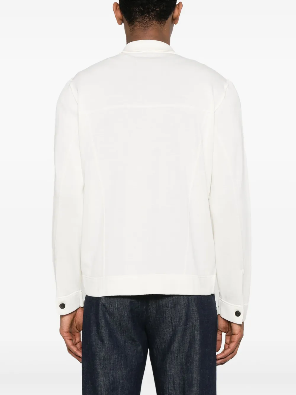 Kiton Gebreid shirtjack Wit