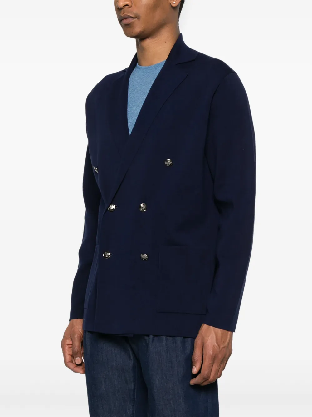 KITON KNITTED BLAZER