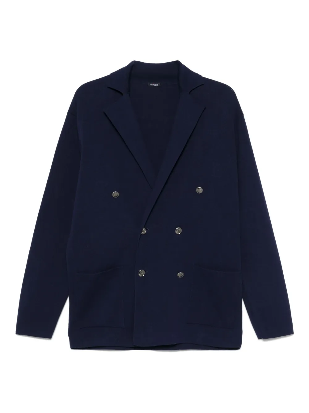 Kiton knitted blazer - Blu