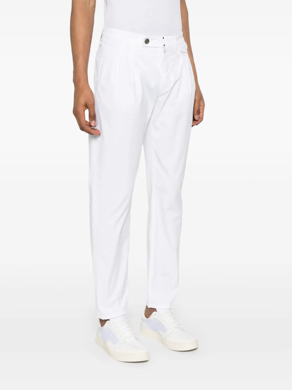 Incotex Straight broek Wit