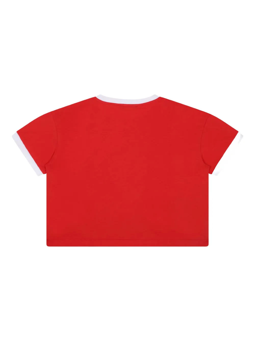 Balmain Kids T-shirt met print Rood