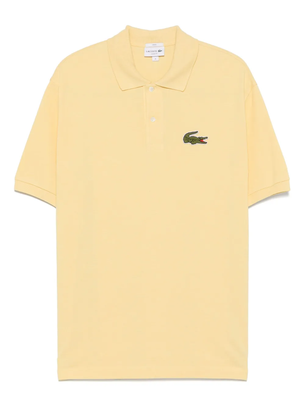 Lacoste Poloshirt met logopatch Geel