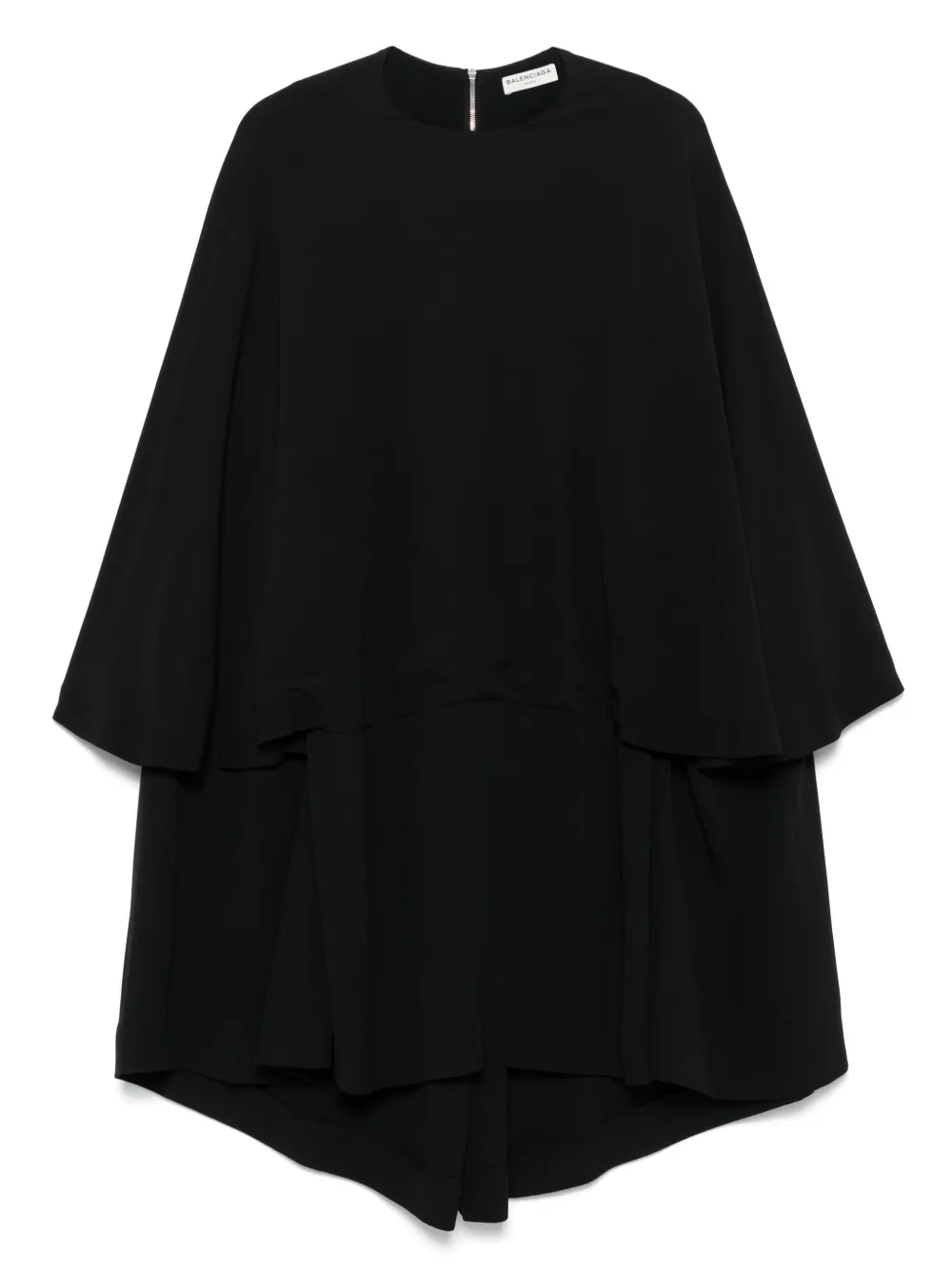 Balenciaga Pre-Owned 2010s クレープ ドレス - ブラック Balenciaga Pre-Owned 2010s クレープ ドレス - ブラック